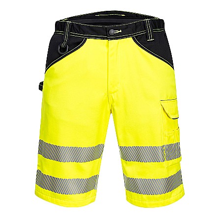 Pantaloni scurti - Pantaloni scurți PW3 Hi-Vis, PORTWEST PW348YBR