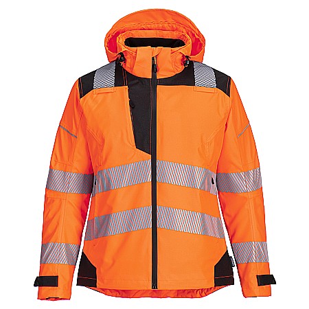 Jachete reflectorizante - PW3 Jacheta de ploaie Hi Vis Dama, PORTWEST PW389OBR