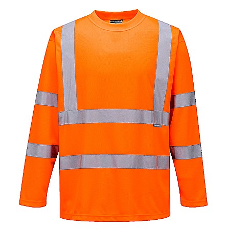 Tricou cu maneca lunga - Tricou cu Maneci Lungi Hi-Vis, PORTWEST S178ORR