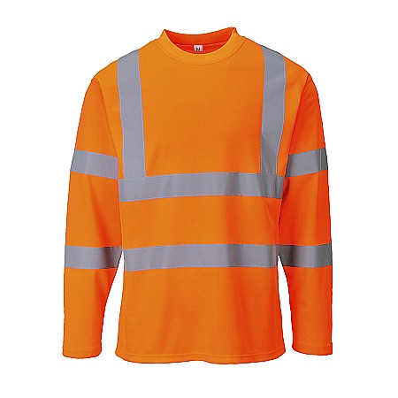 Tricou cu maneca lunga - Tricou Hi-Vis cu maneci lungi , PORTWEST S278ORR