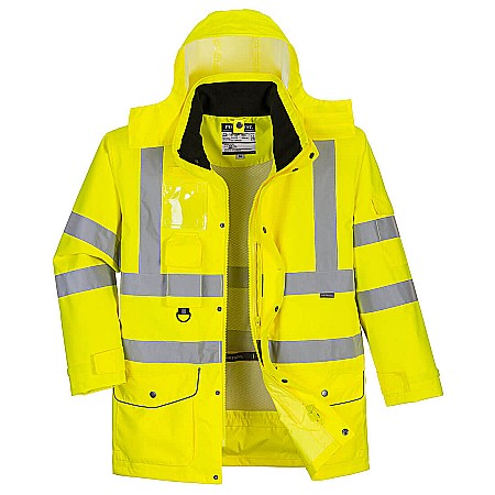 Jachete de lucru - Jacheta Traffic HiVis 7-in-1 , PORTWEST S427YER