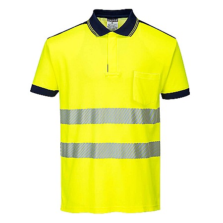 Tricouri reflectorizante - PW3 Tricou Polo Hi-Vis Vision , PORTWEST T180YNR