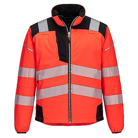 Jachete softshell - PW3 Jacheta Softshell Vision HiVis , PORTWEST T402RBK