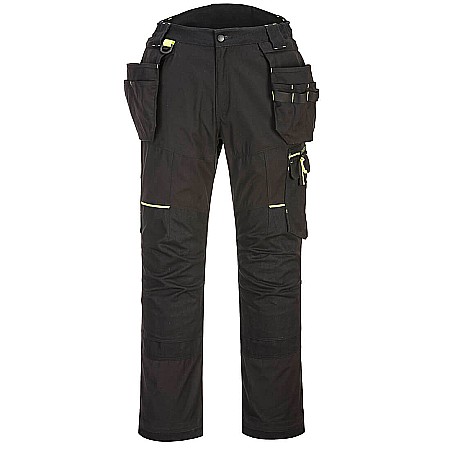 Pantaloni de lucru - WX3 Pantaloni Eco Stretch Holster, PORTWEST T706BKR