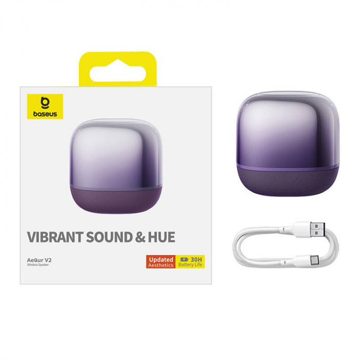AeQur V2 Wireless Speaker Baseus (Purple) [2]