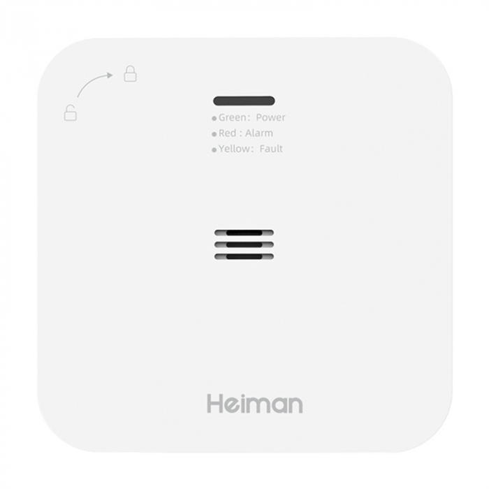 Alarma fara fir CO Heiman HM-720ES-W Interlinked [4]