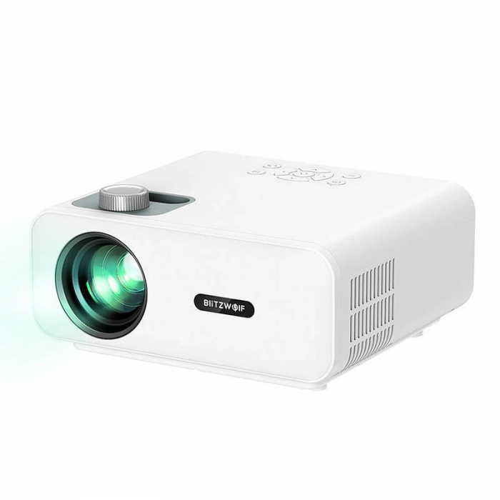 BlitzWolf BW-V5 1080p LED proiector/proiector, HDMI, USB, AV (alb) [1]