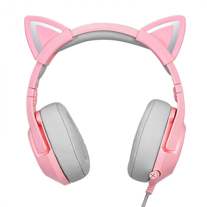 Casti de gaming ONIKUMA K9 Pink RGB [3]