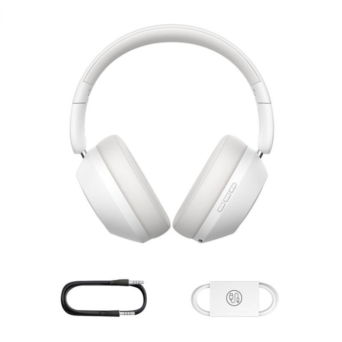 Casti fara fir Baseus Bass 30 Max (alb) [2]