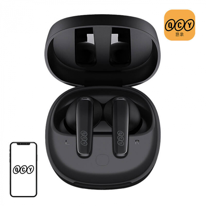 Casti fara fir TWS QCY T13x (negru) [1]