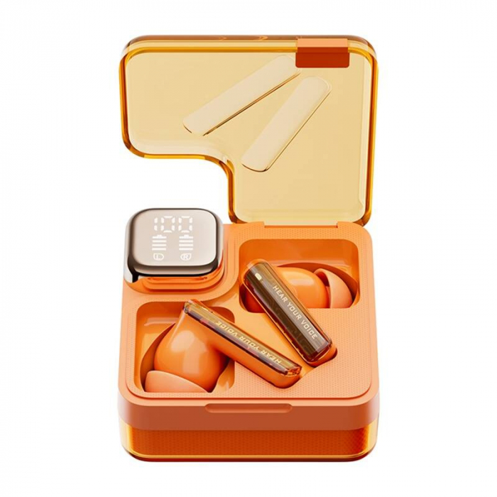 Casti TWS QCY MeloBuds Neo T31 (portocalii) [2]