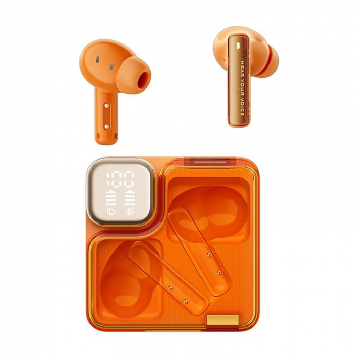 Casti TWS QCY MeloBuds Neo T31 (portocalii) [4]