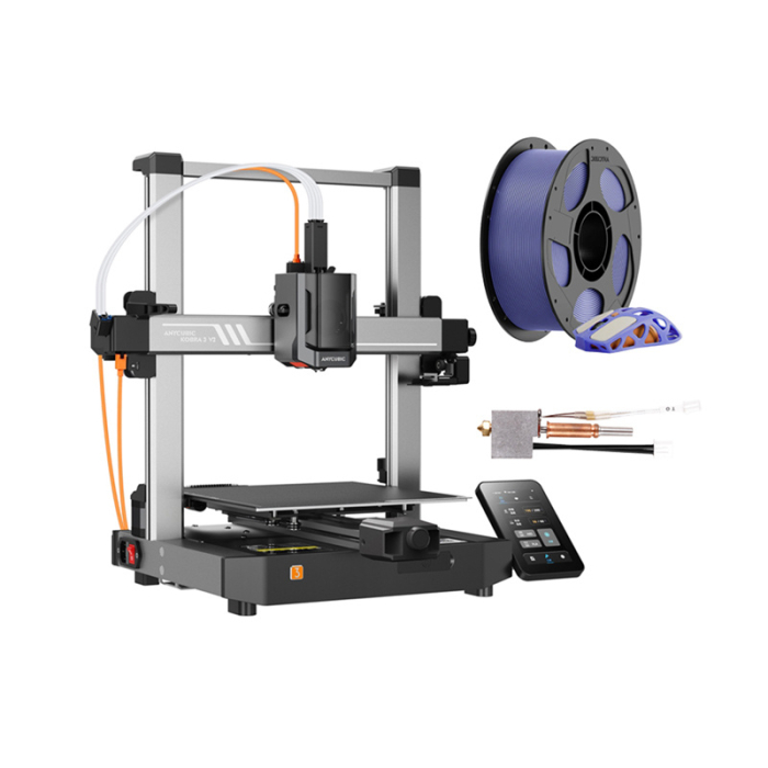 Drukarka 3D Anycubic Kobra 3 V2 Combo + Hotend + Filament gratis [4]