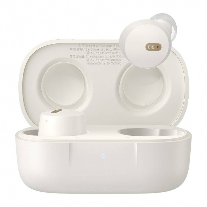Earphones TWS Baseus Bowie E18 (white) [2]