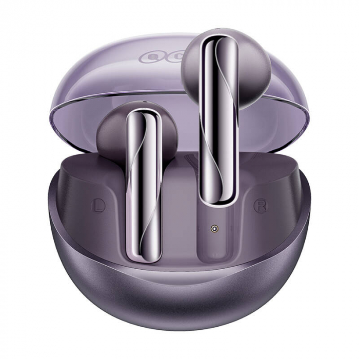 Earphones TWS QCY AilyBuds Clear T32 (purple) [2]