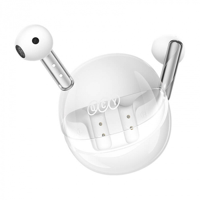 Earphones TWS QCY AilyBuds Clear T32 (white) [4]