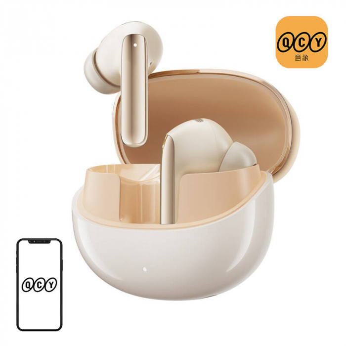 Earphones TWS QCY MeloBuds Pro HT08, ANC (gold) 47 [1]