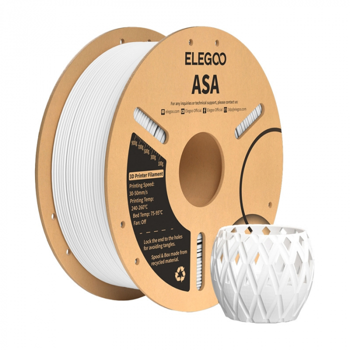 Filament ASA ELEGOO (alb) [2]