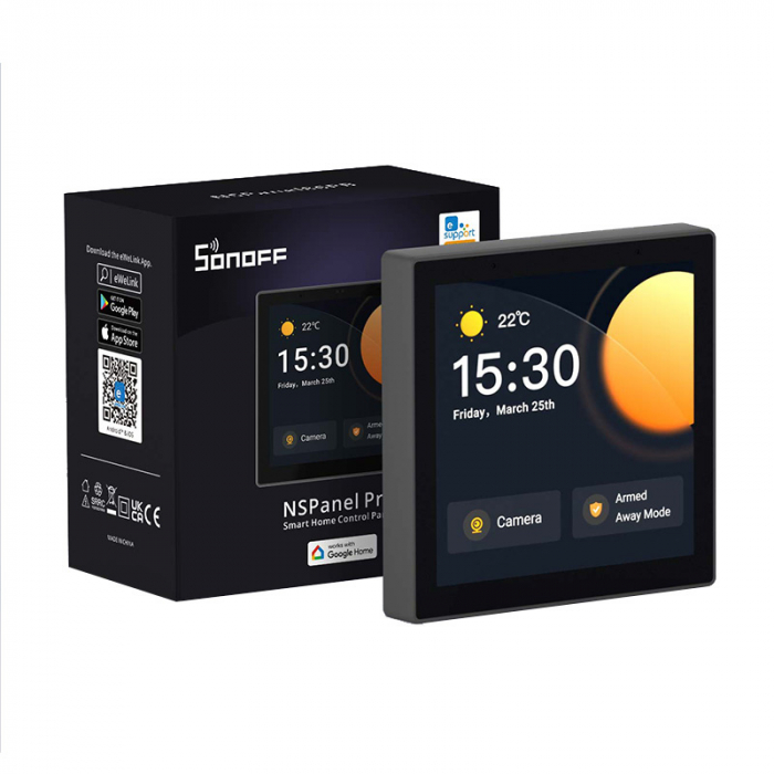 intrerupator de perete Sonoff NSPanel Pro (negru) [5]