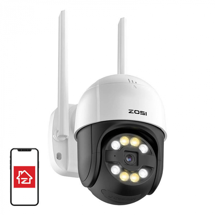 IP Outdoor Camera ZOSI C289 WiFi Pan Tilt 3MP IP66 with 32GB microSD card [1]