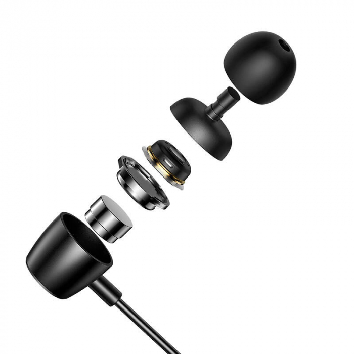 Mcdodo HP-1050 casti in-ear, cu fir, USB-C (negru) [2]