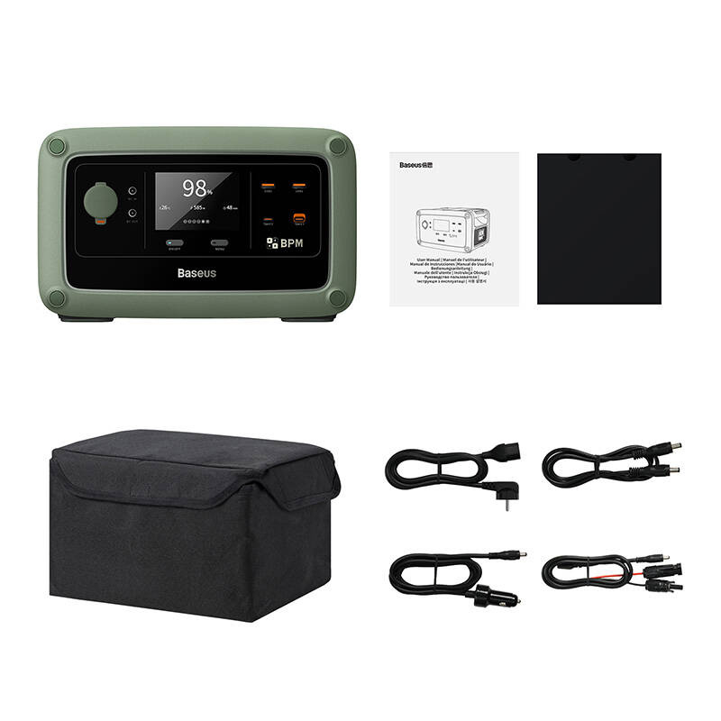Portable Power Station Baseus Energy Stack 600W Green [2]