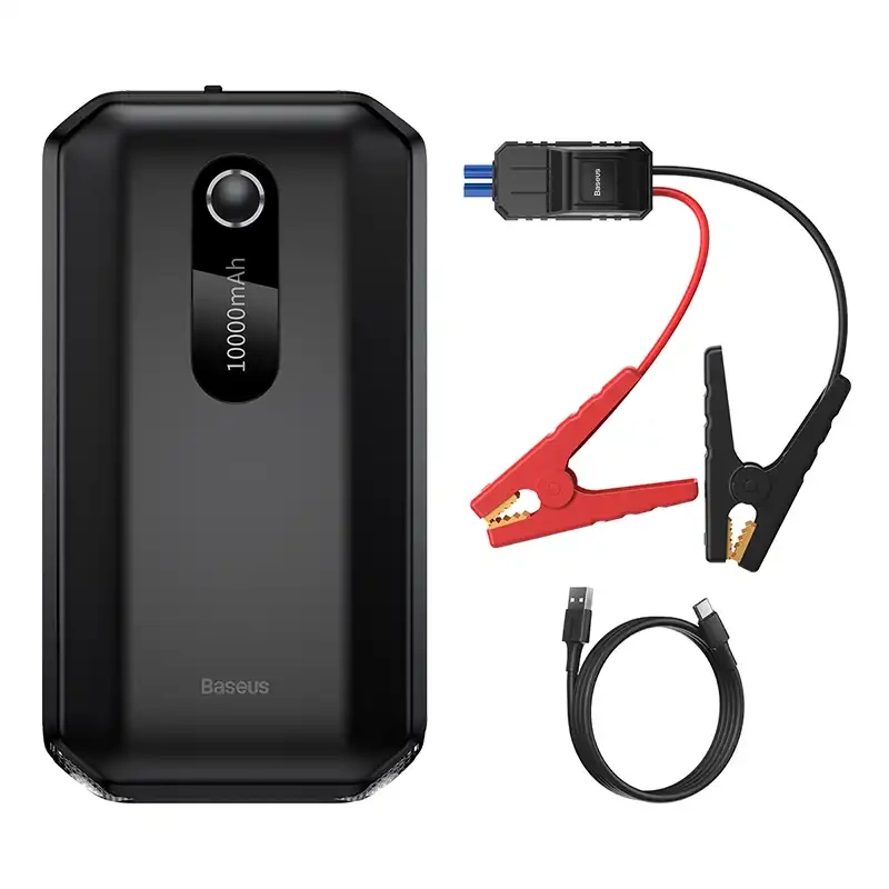 Powerbank / Baseus Super Energy Car Jump Starter, 10000mAh, 1000A, USB (negru) [2]