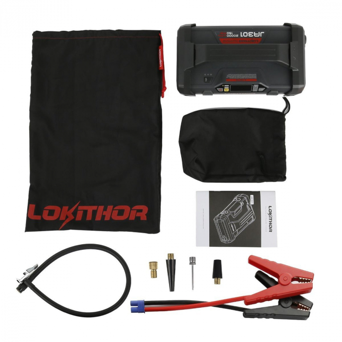 Powerbank / Jump starter Lokithor JA301, 2000A, compresor 10-150 PSI [4]