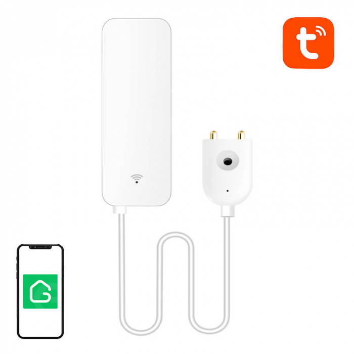 Senzor inteligent pentru scurgeri de apa/inundatii WiFi Gosund S5 Tuya [1]