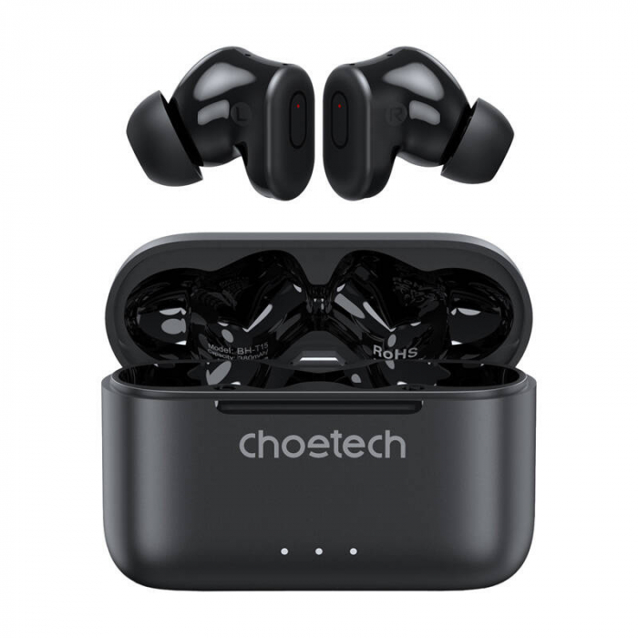 TWS Choetech BH-T15 ANC+ENC Casti fara fir (negru) [2]