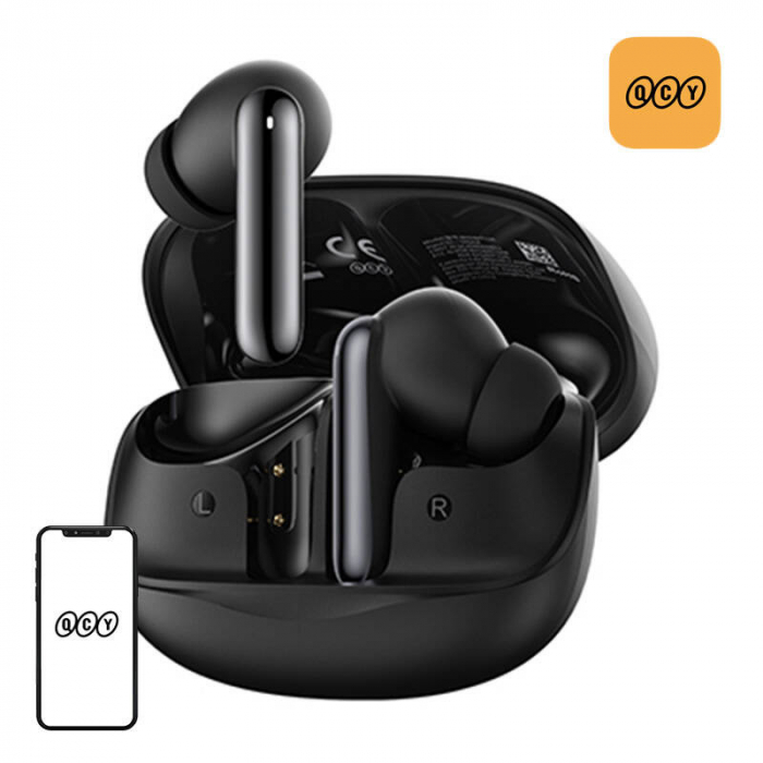 TWS QCY MeloBuds HT12 Casti (negru) [1]