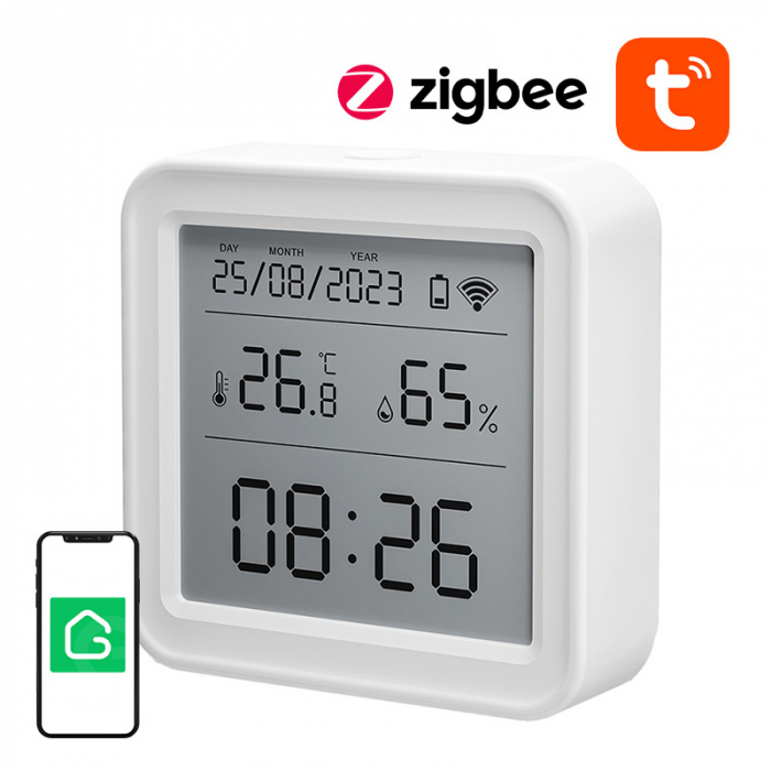 Zigbee Gosund ST17 LCD senzor inteligent de temperatura si umiditate Tuya [1]