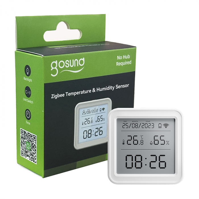 Zigbee Gosund ST17 LCD senzor inteligent de temperatura si umiditate Tuya [6]