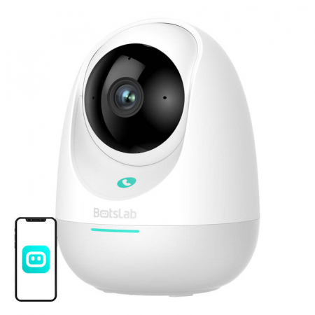 Supraveghere Video Acasa - 360° Indoor WiFi Camera Botslab 2E Pro C213 3MP