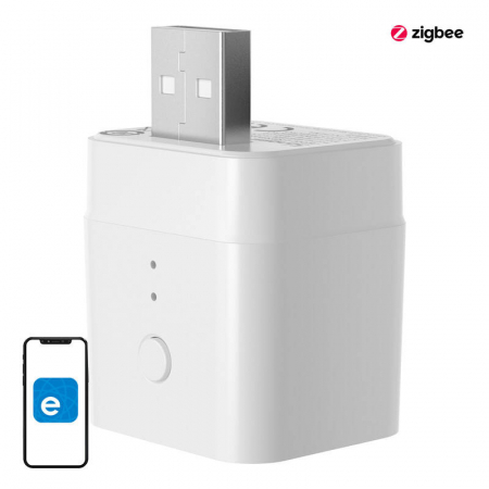 Smart Home Gadget - Adaptor inteligent, comutator USB ZigBee SONOFF ZBMicro (max 36W)