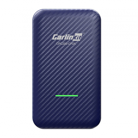 Adaptoare wireless CarPlay Android Auto - Adaptor wireless Carlinkit CP2A Apple Carplay/Android Auto (albastru)