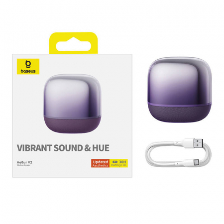 AeQur V2 Wireless Speaker Baseus (Purple) [1]
