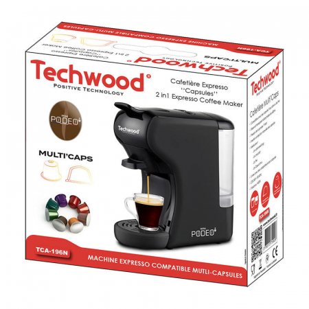 Aparat de cafea cu capsule Techwood TCA-196N (negru) [2]