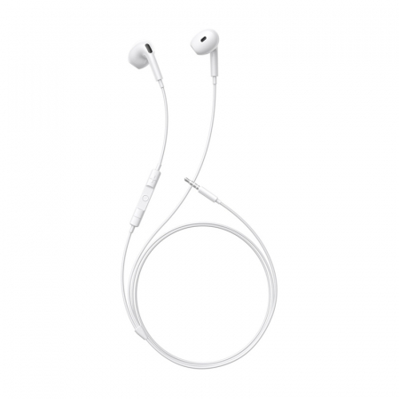 AUDIO & VIDEO - Baseus Encok HZ19 Casti in-ear cu fir alb