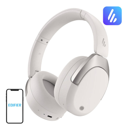 AUDIO & VIDEO - Bezdrotove sluchadla Edifier W830NB, aptX (biely)