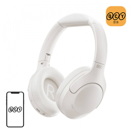AUDIO & VIDEO - Bezdrotove sluchadla QCY H3 lite, ANC (biela)