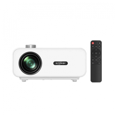 BlitzWolf BW-V5 1080p LED proiector/proiector, HDMI, USB, AV (alb) [3]