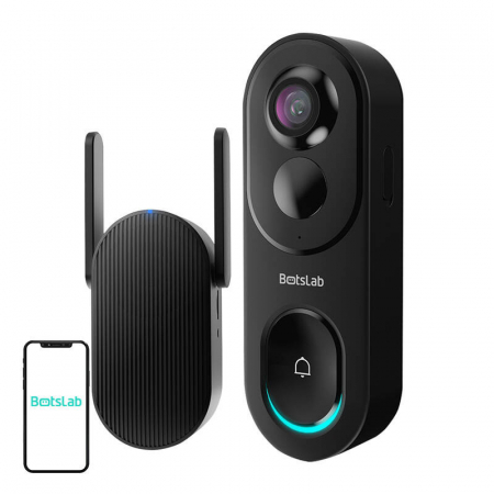 Controlul accesului - Botslab 2 R810 5MP video intercom, 360°, IP66, 5200 mAh