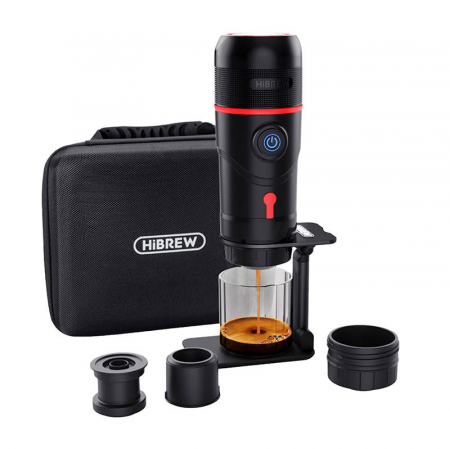 Expresoare de cafea - Cafetiera portabila 3 in 1 cu husa HiBREW H4-premium 80W