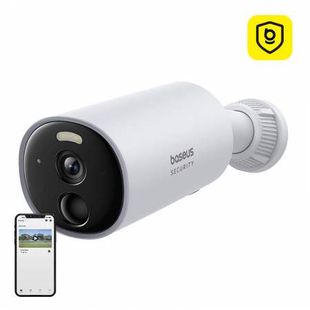 Supraveghere Video Acasa - Camera de exterior Baseus B1 2k (alb)
