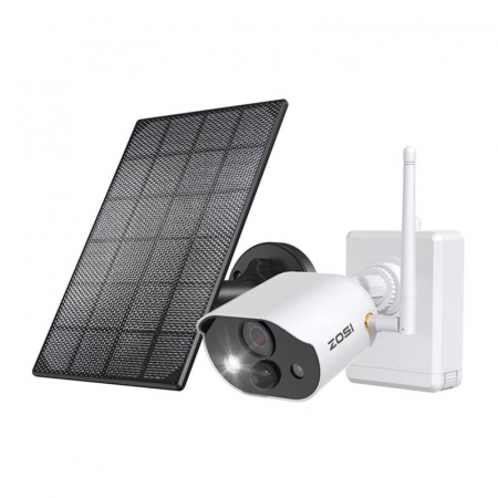 Camera IP pentru exterior cu panou solar ZOSI C306Pro WiFi 3MP IP66 [1]