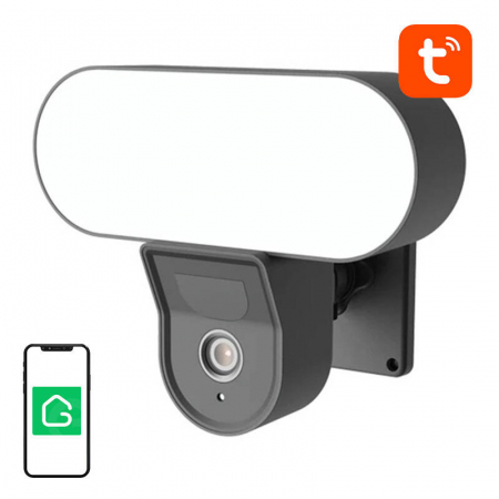 Supraveghere Video Acasa - Camera WiFi inteligenta pentru exterior cu proiector Gosund IPC3, IP65 Tuya