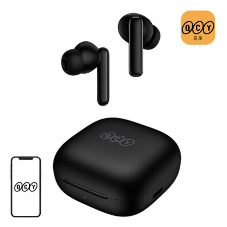 Casti Wireless - Casti audio TWS QCY T13 ANC (negru)