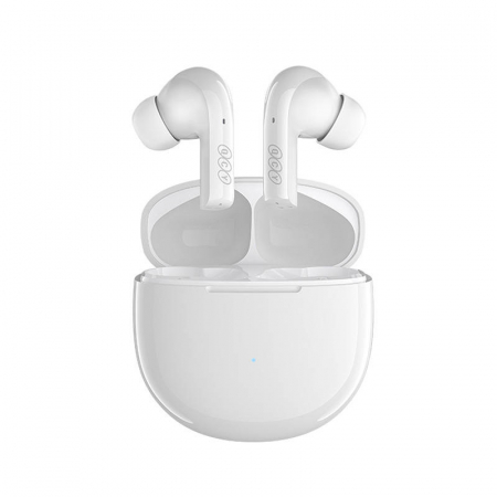 Casti Wireless - Casti audio TWS QCY T18 (alb)