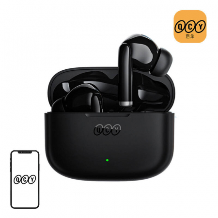 Casti Wireless - Casti audio TWS QCY T19 (negru)